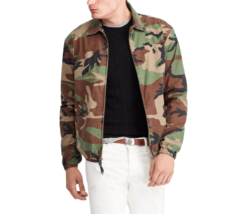 bayport camo windbreaker